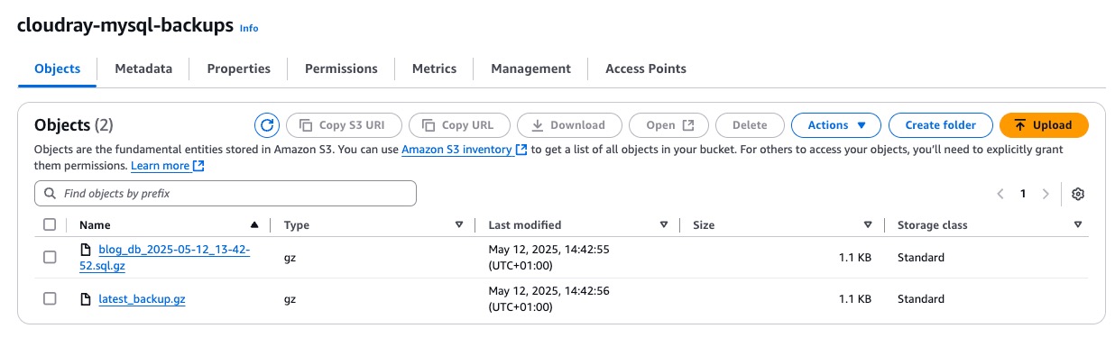 Screenshot of the output of the install k3s script