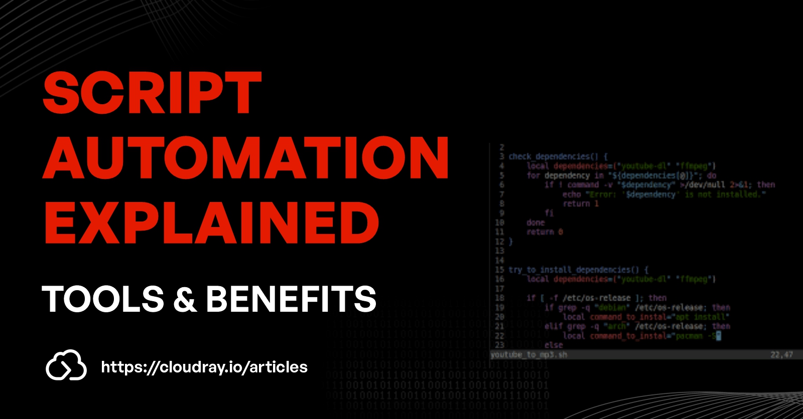 Screenshot of adding a new setup script