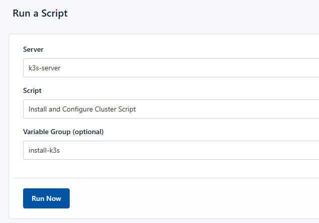 Screenshot of creating a new runlog