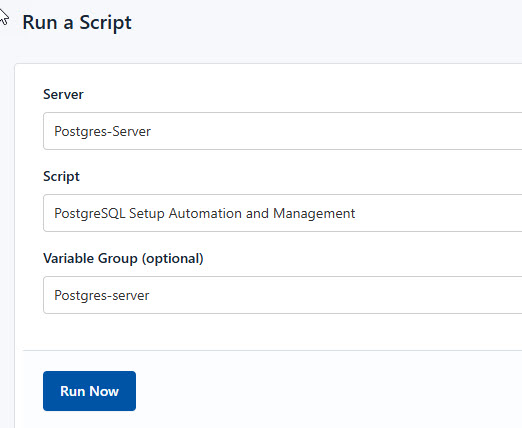 Screenshot of creating a new runlog