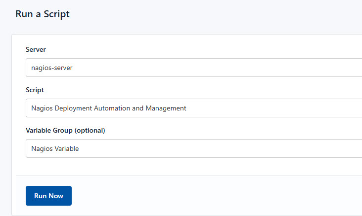 Screenshot of creating a new runlog
