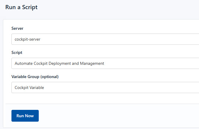 Screenshot of creating a new runlog