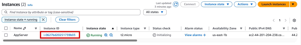 Screenshot of the output automation script