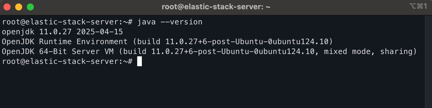 Verifying Java installation
